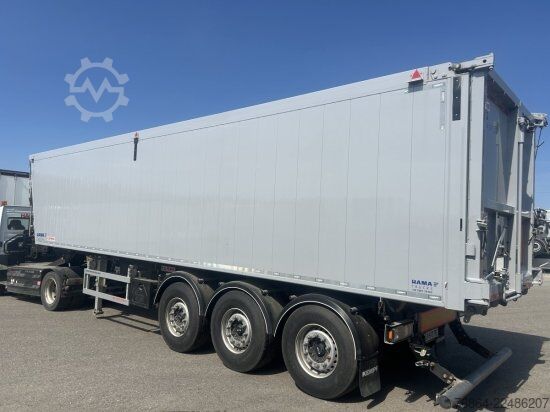 टिपर सेमिट्रेलर KEMPF SKM 39 ALU-KASTENMULDE 55M³ ROLLPLANE