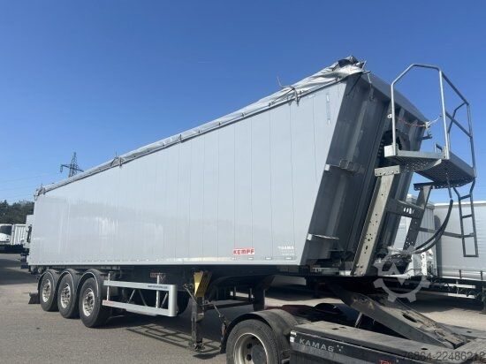 टिपर सेमिट्रेलर KEMPF SKM 39 ALU-KASTENMULDE 55M³ ROLLPLANE