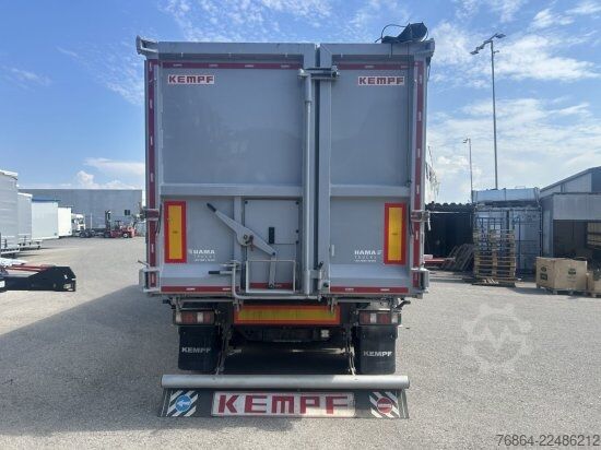 टिपर सेमिट्रेलर KEMPF SKM 39 ALU-KASTENMULDE 55M³ ROLLPLANE