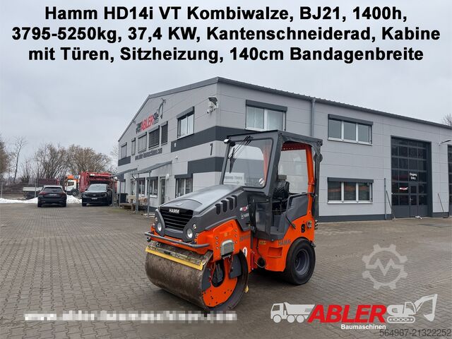 Rolo combinado Hamm HD 14i VT Kombiwalze mit Kabine