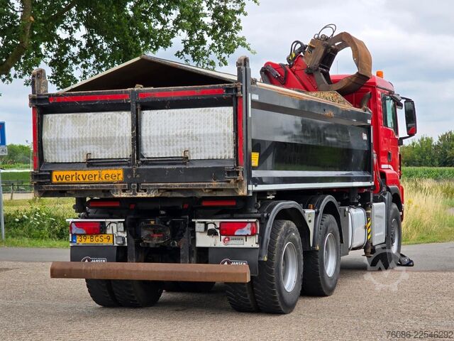 Sklápěč s jeřábem MAN TGS 33.400 6X6 BH WVT WS Z-kraan/KIPPER!! EURO 6!!