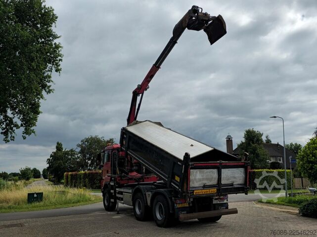 Sklápěč s jeřábem MAN TGS 33.400 6X6 BH WVT WS Z-kraan/KIPPER!! EURO 6!!