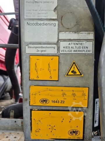 Camião basculante com grua MAN TGS 33.400 6X6 BH WVT WS Z-kraan/KIPPER!! EURO 6!!