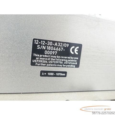 Komponen Trumpf 12-12-30-A32/09 Scheibenlaser S/N 1804667-00097 + Netzkabel