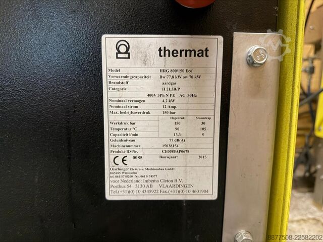 Hochdruckreiniger Thermat HRG 800/150 Eco (2x)