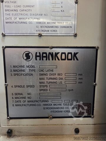 Torno CNC Hankook Protec-9NC 3000
