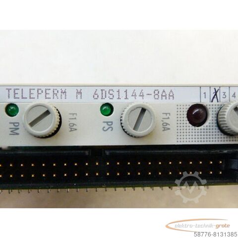  Siemens Teleperm M 6DS1144-8AA E2 + C79458-L436-B540