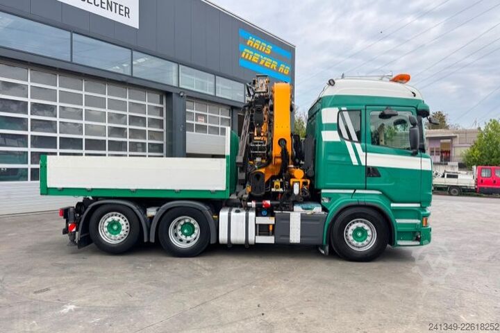 Cần cẩu gắn trên xe tải SCANIA R520 V8 6x2 Effer 370 Flyjib & Seilwinde