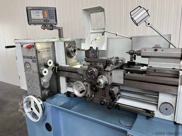 सीसा/फीड धुरी खराद Schaublin 150A