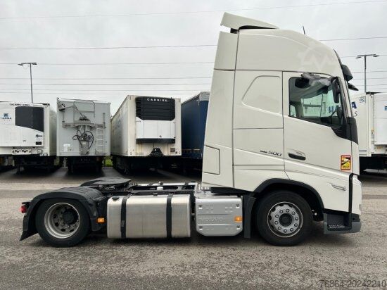 หัวลากปริมาตร VOLVO FH 500 E6, LOW DECK, I-SHIFT, VOLL-LUFT, STANDKLIMA