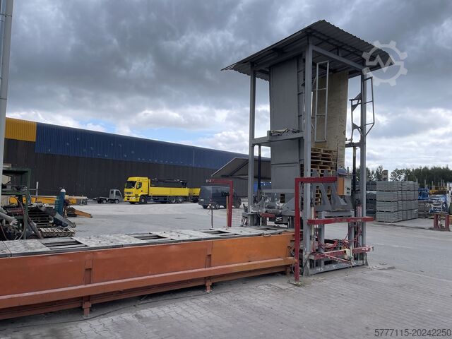 Production line for concrete elements Omag TRONIC 140/120