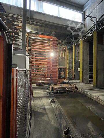 Production line for concrete elements Omag TRONIC 140/120