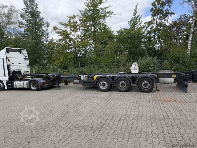 Rơ-moóc lạnh web trailer LPRS 24  3 Achs Container- Chassis incl. Generator TranscoolWenig Benutzt