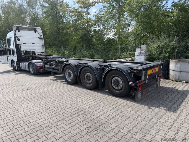 Hoán đổi thùng moóc bán rơ-moóc web trailer LPRS 24  3 Achs Container- Chassis incl. Generator TranscoolWenig Benutzt