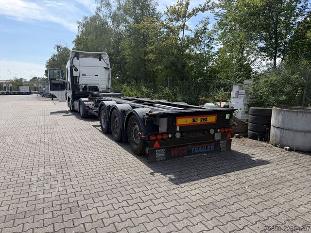 Hoán đổi thùng moóc bán rơ-moóc web trailer LPRS 24  3 Achs Container- Chassis incl. Generator TranscoolWenig Benutzt