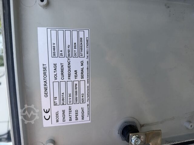 Hoán đổi thùng moóc bán rơ-moóc web trailer LPRS 24  3 Achs Container- Chassis incl. Generator TranscoolWenig Benutzt