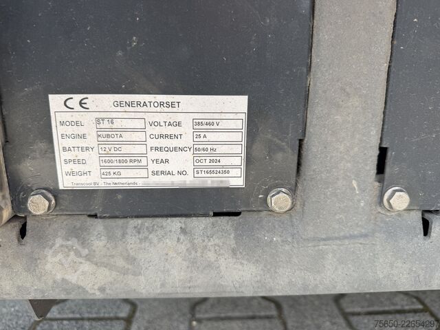 Hoán đổi thùng moóc bán rơ-moóc web trailer LPRS 24  3 Achs Container- Chassis incl. Generator TranscoolWenig Benutzt