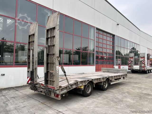 Rơ moóc sàn thấp Humbaur HBTZ  21 t Tandemtieflader