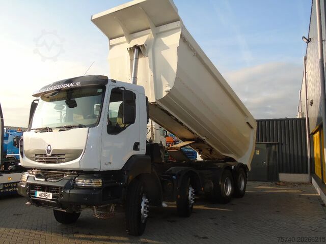 Dumper Renault Kerax 520DXI + MANUAL + SPRING + 8X4