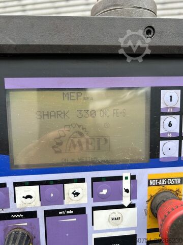 Mesin gergaji pita logam otomatis MEP Shark 330 CNC FE