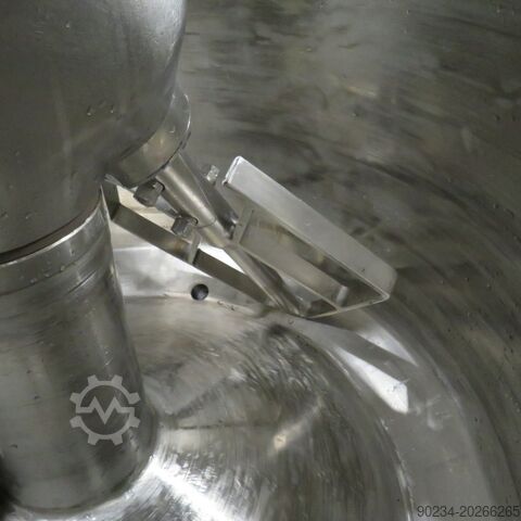 200 Litre Haagen And Rinau Stainless Steel Mixer With Heating Type RUVI200 HAAGEN & RINAU 200 LITRE