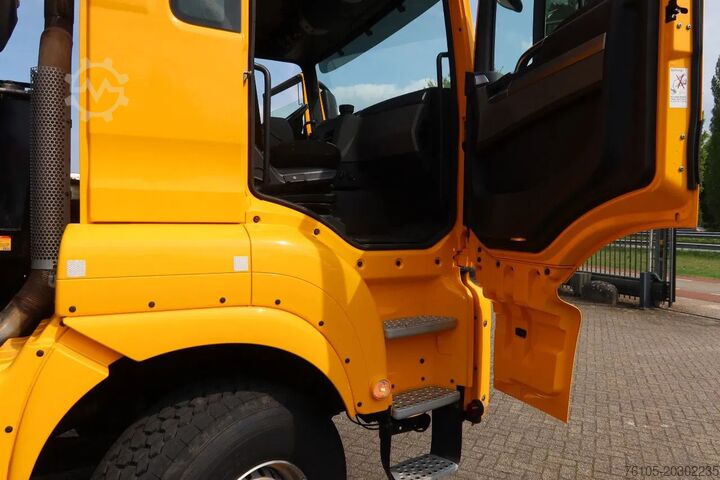 Tipper med kran MAN TGS 33.420 2 Zijdige kipper + Kraan 6x6 Stuur as