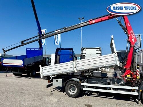 Autobasculantă cu trei laturi Iveco Eurocargo 120E24 gru FASSI F80A.24