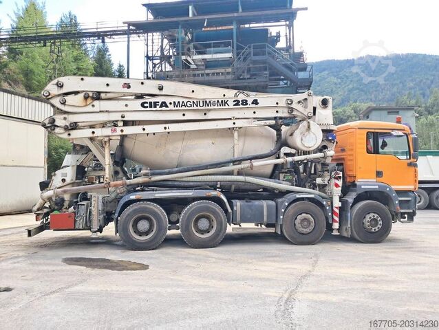 Automatické čerpadlo na betón MAN TGA 41.480