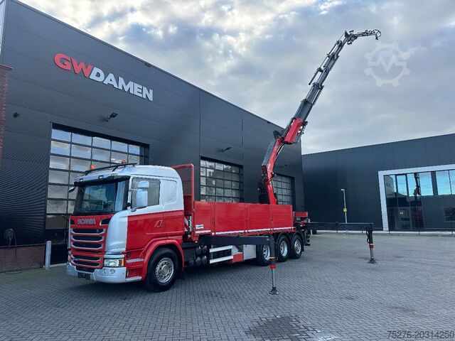 Kamion dizalica Scania G490 8x4 Tridem + Fassi F820 RA + Fly jib Euro 6