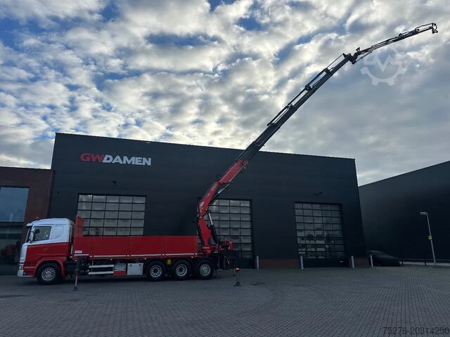 Kranbil Scania G490 8x4 Tridem + Fassi F820 RA + Fly jib Euro 6