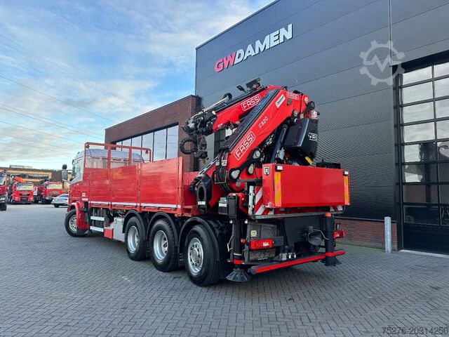 Xe cẩu Scania G490 8x4 Tridem + Fassi F820 RA + Fly jib Euro 6
