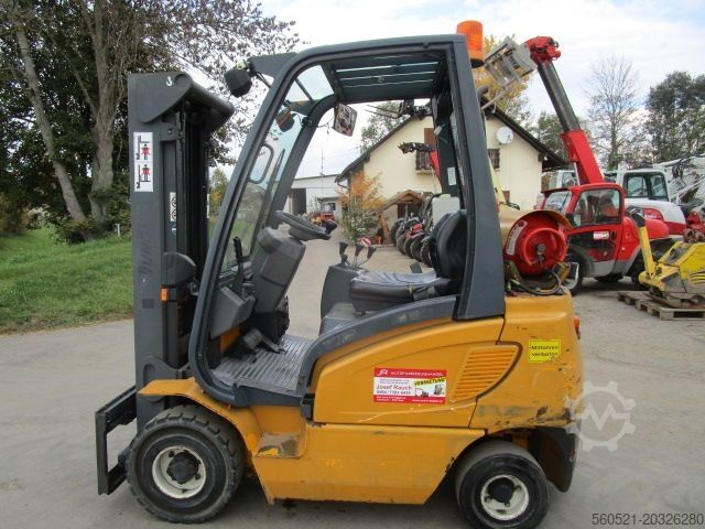 Montacargas de GLP Jungheinrich TFG 316 GAS Triplexmast 4,5m + Seitenschieber
