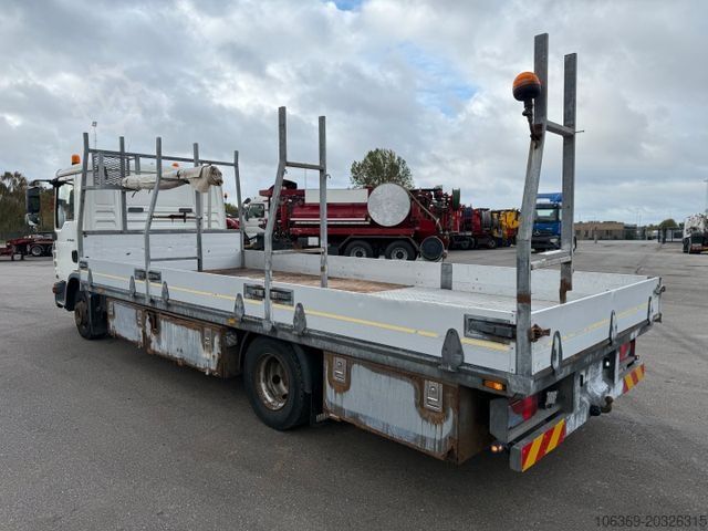 Flatbed truck MAN TGL 10.180 4x2 Flatbed 6,,80 m. Euro 3