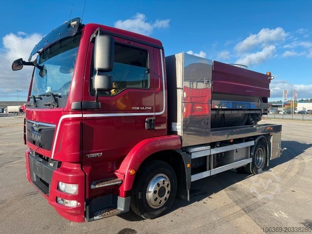 د ویکیوم ټانک لارۍ MAN TGM 14.250 VM-Tarm Stainless Steel 4000 l. Kombi