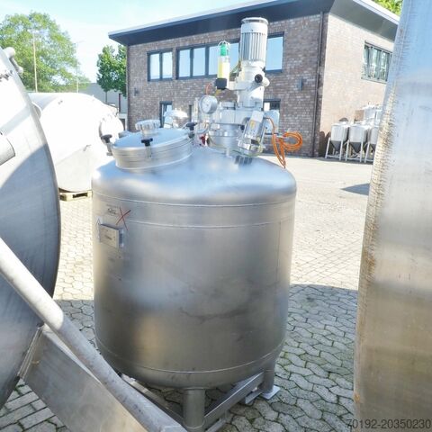 1100-Liter-Druckbehälter, Aisi 304 Waldner 7475