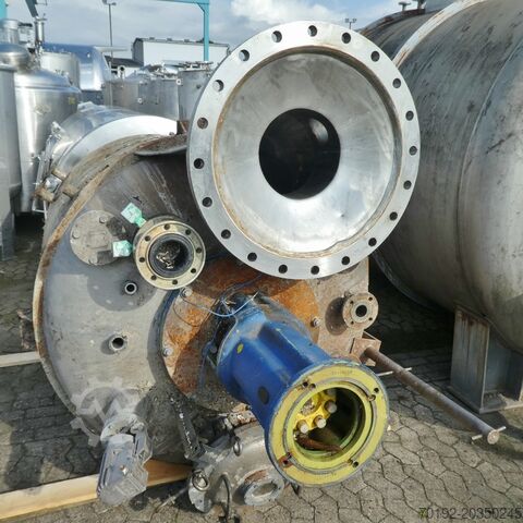 3120 Liter heat-/coolable ex-proof agitator tank with integrated heat exchanger, Aisi 304  7338
