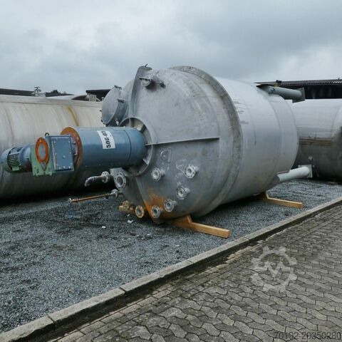 Tanque agitador de 17200 litros feito de V2A com agitador de feixe à prova de explosão de 27 kW Hagemann 7083
