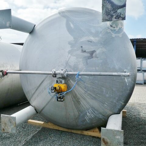 17300 liter agitator tank, Aisi 304n with ex-proof 27 kW blade mixer Hagemann 7081