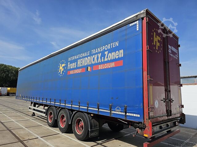 Sliding tarpaulins PACTON TXD339 BPW HARD WOOD FLOOR