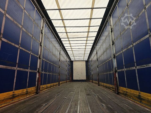 Sliding tarpaulins PACTON TXD339 BPW HARD WOOD FLOOR
