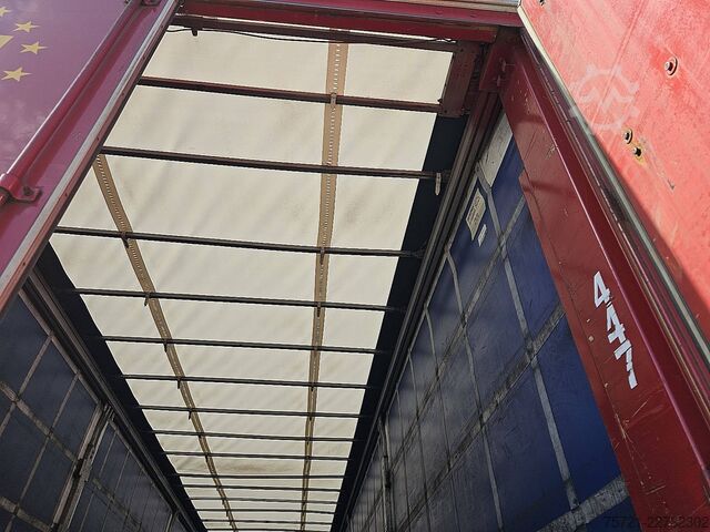 Sliding tarpaulins PACTON TXD339 BPW HARD WOOD FLOOR