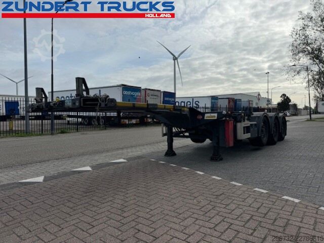 نقل الحاويات Kässbohrer 3 AS CONTAINERCHASSIS, MULTI FUNCTIONAL ALL CON...