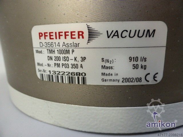 Bomba turbo de vácuo Pfeiffer TMH 1000M P PM P03 350 A