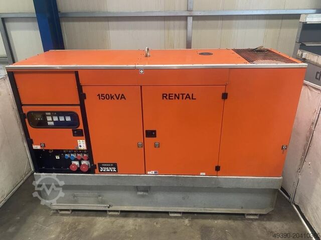 Πετρελαιοκίνητη γεννήτρια, γεννήτρια ρεύματος, εφεδρική γεννήτρια – λείπουν τα μπεκ ψεκασμού, γεννήτ EUROPOWER + VOLVO PENTA EPUS 150 TDE-3A