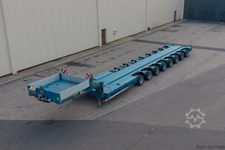 Semirremolque de plataforma baja FAYMONVILLE Multi-Z-8H-W-A-30AT-15.00-17.5-2.99-gk.A-Schien