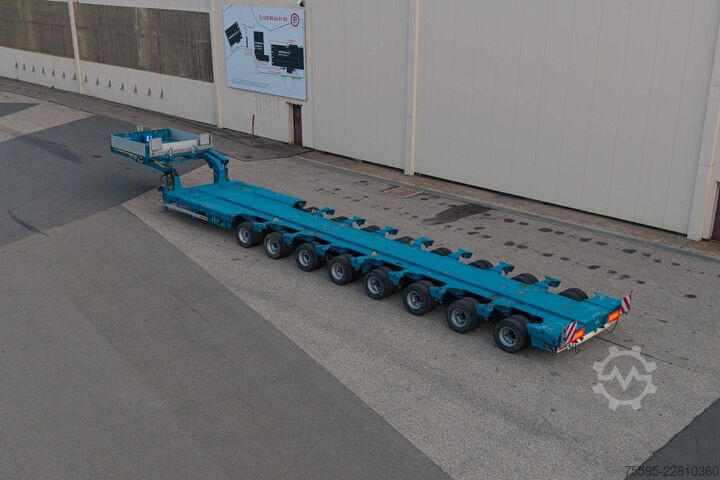 Semirremolque de plataforma baja FAYMONVILLE Multi-Z-8H-W-A-30AT-15.00-17.5-2.99-gk.A-Schien