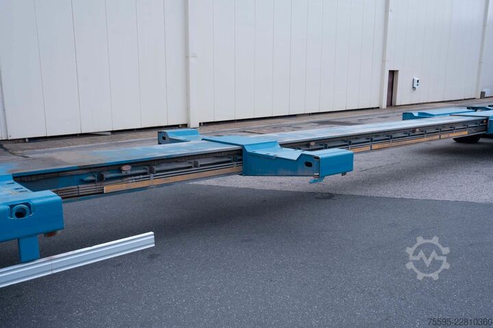 Semirremolque de plataforma baja FAYMONVILLE Multi-Z-8H-W-A-30AT-15.00-17.5-2.99-gk.A-Schien