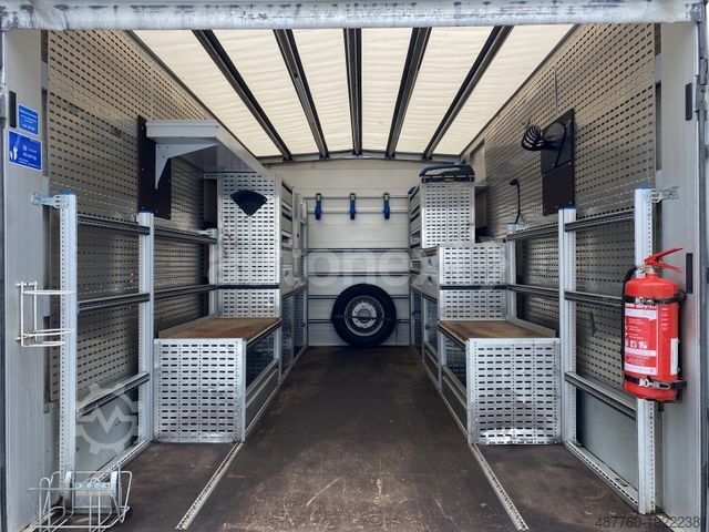 Samochód dostawczy z plandeką MERCEDES-BENZ Sprinter 519 V6 MAXI *LBW+WERKSTATT+AHK* (0396)