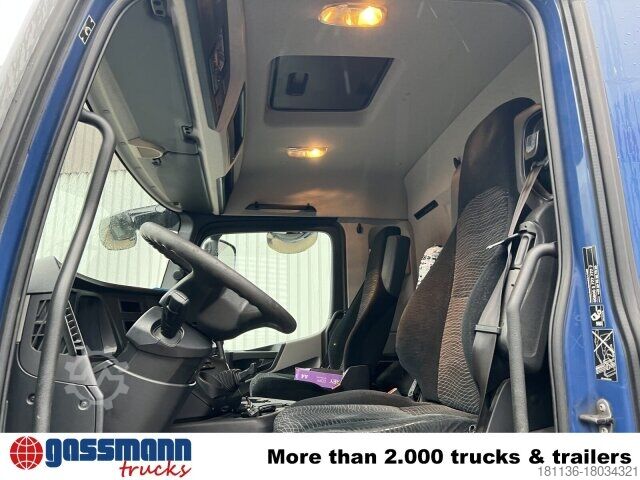 Kamion s ravnom platformom Mercedes-Benz Antos 2540 L 6x2, Lenkachse, HMF 2110-L3 Heckkran