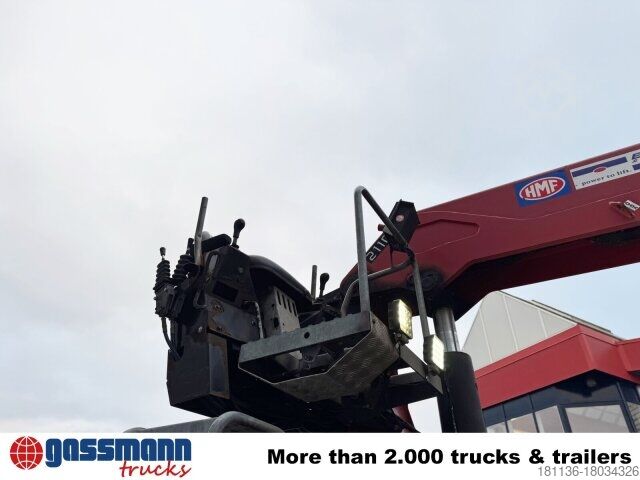 Kamion s ravnom platformom Mercedes-Benz Antos 2540 L 6x2, Lenkachse, HMF 2110-L3 Heckkran